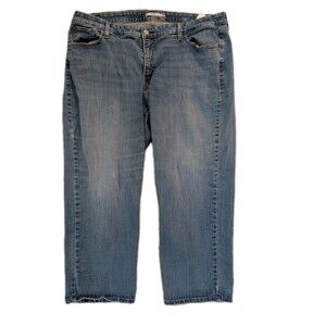 Levi’s Boyfriend Jeans Womens 24W Light Wash Mid Rise Stretch Denim Plus Size